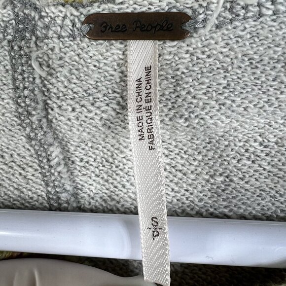 Free People Womens S Catalina Pullover Cropped Sweatshirt Top Bell Sleeve Beachy - Picture 8 of 12